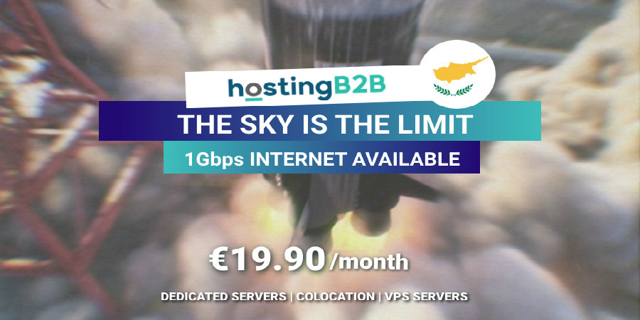 Φιλοξενία Server στην Κύπρο με 1Gbps σε τιμή που θα σε εκπλήξει από την HostingB2B